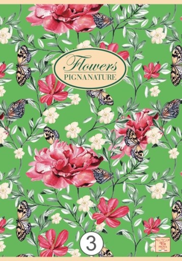 NOTEBOOK A5 42K LI PIGNA NATURE FLOWERS ECO 0208835C