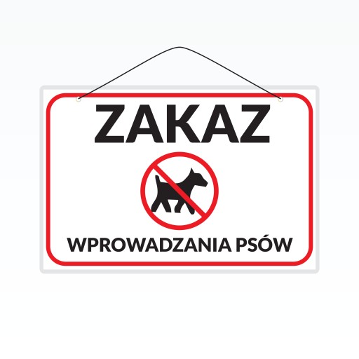 Laminovaná tabuľka A5 ZÁKAZ PESOV POVOLENÝ