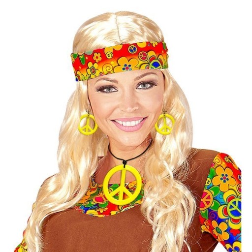 PACIFIC ŠPERK YELLOW HIPPIE PRÍvesok + NÁUŠNICE