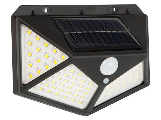SOLAR LAMPA SÚMRAK SNÍMAČ POHYBU 100LED 600lm
