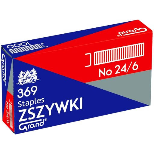 Veľké sponky 24/6, 1000 kusov