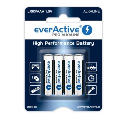 LR03 everActive AAA batérie blister 4 ks
