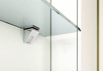 KALABRONE MINI CHROME podpera pre sklenenú policu