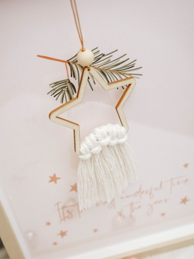 ZÁKLAD pre prívesok s hviezdicovým príveskom MACRAME