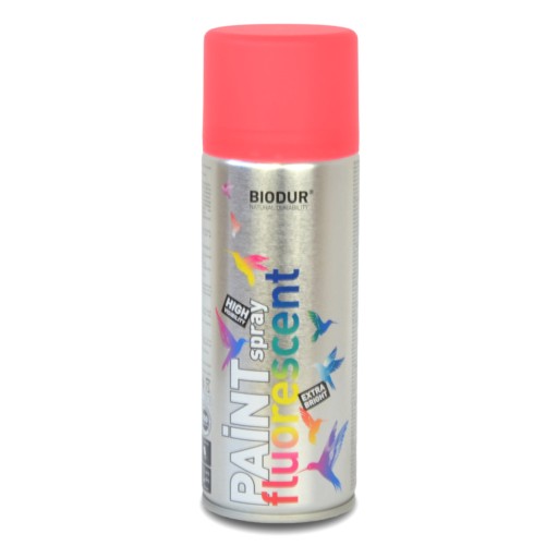 Farba v spreji ČERVENÁ fluorescenčná 400 ml Biodur