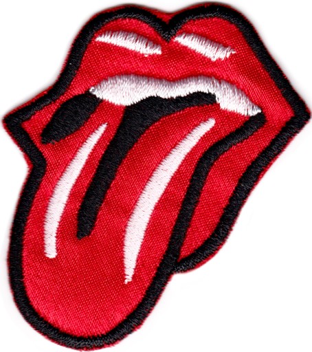 Vyšívacia termopriľnavá náplasť ROLLING STONES