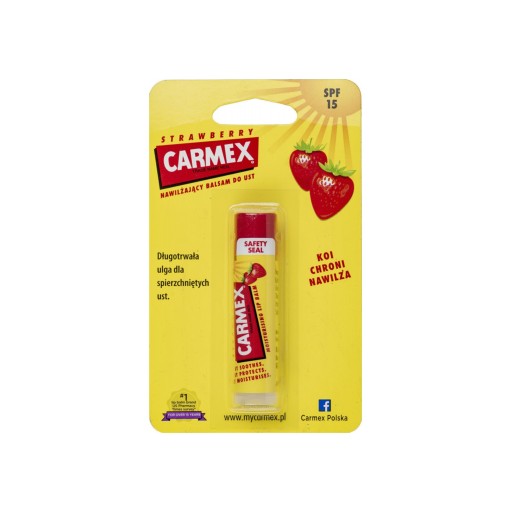 CARMEX Classic Hydratačný balzam na pery Jahoda