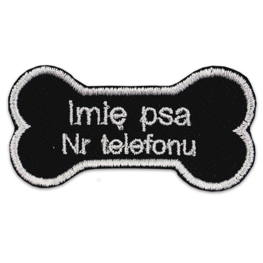 Číslo náplasti pre psa Výšivka pre domáceho maznáčika