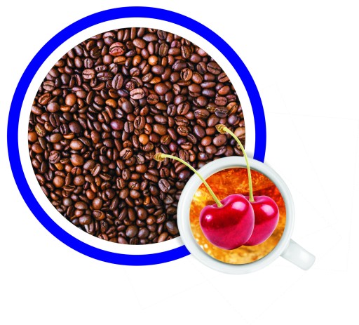 Zrnková káva Arabica ČEREŠNE V ROM 100g Čas na čaj