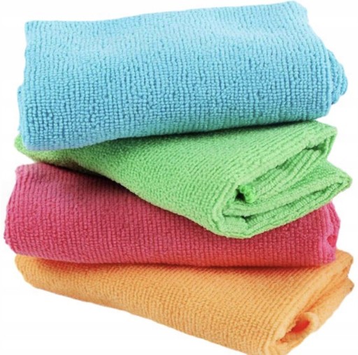 4x SADA Utierok z MIKROVLÁKNA NA UPRATOVANIE KUCHYNSKÝCH AUTÍČK 30x30cm