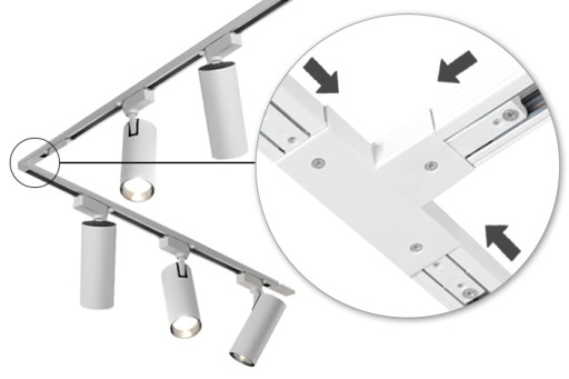 KOĽAJOVÝ KONEKTOR PRE LED OSVETLENIE KOĽAJNICE