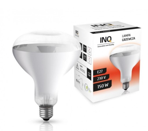KÚRENIE ŽIAROVKA INFRAČERVENÝ žiarič UMELÝ PÁNSKY E27 150W