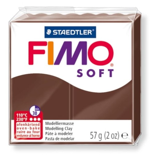 MODELINA FIMO SOFT, farba čokoláda -75