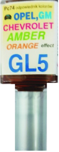 CHEVROLET GL5 ORANŽOVÁ ORANŽOVÁ FARBA ŠKRABANÁ DOTYK