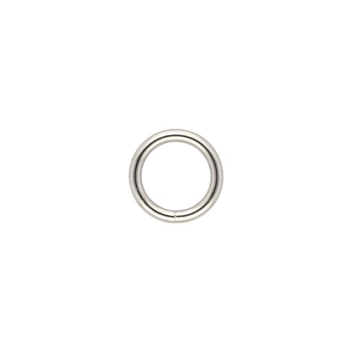 Kovový kožený prsteň 30x4 mm, zváraný, 1 ks