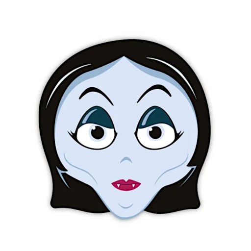 PAPIEROVÁ MASKA VAMPIRE MORTICIA 1 ks