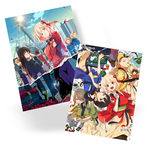 Plagát A3 Lycoris Recoil manga anime NA VÝBER