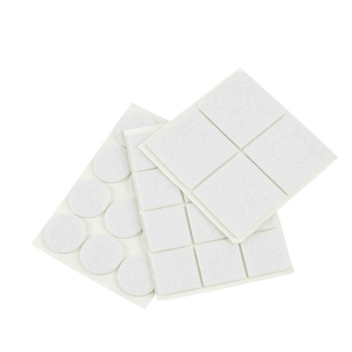 Sada filcových PADS, biela, kruh, štvorce G29815