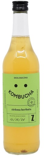 ZELENÝ ČAJ KOMBUCHA BIO 500 ml - KYSNUTÝ
