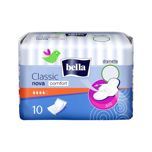 BELLA CLASSIC Nova Comfort SANITÁRNE VLOŽKY 10 ks.