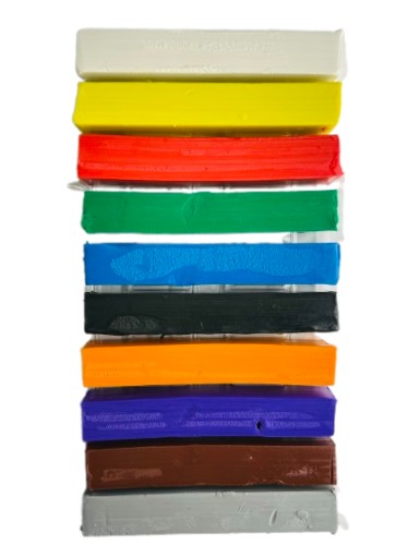 BAMBINO Štvorcová PLASTICINA 10 col