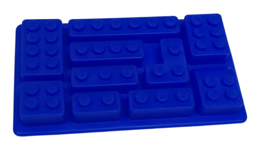 SILIKÓNOVÁ FORMA NA ČOKOLÁDOVÝ TORTY ŽELÉ GÉLOVÉ OZDOBY LEGO BRICKS