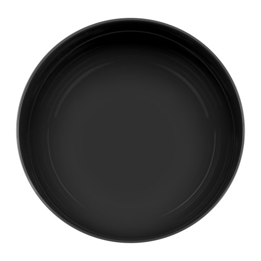 PLASTOVÁ KUCHYŇSKÁ MISKA NA JEDLO, NEREZNÁ, 0,7L, 14CM, ČIERNA