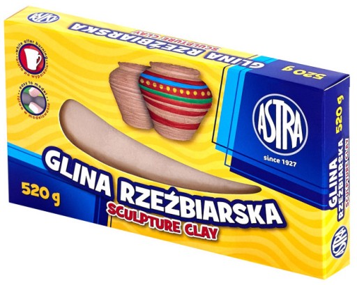 ASTRA HLINA SOCHAŘSKÝ PRIESKUM NA MODELOVANIE 520g