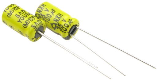 Elektrolytický kondenzátor 100uF/35V LOW ESR SamYoung NXH (2 ks) /4122-2