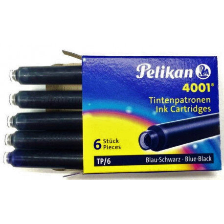 NÁPLNE PELIKAN TP6 MODROČIERNA 6KS