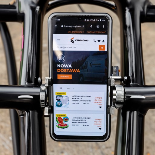 DRŽIAK TELEFÓNU NA BICYKEL na riadidlá BICYKEL MOTORKA KOLOBEŽKA GPS