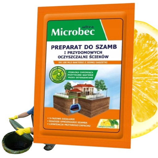 Prípravok na septiky prášok Bros 25g Microbec BACTERIA do septikov splašková 1 ks