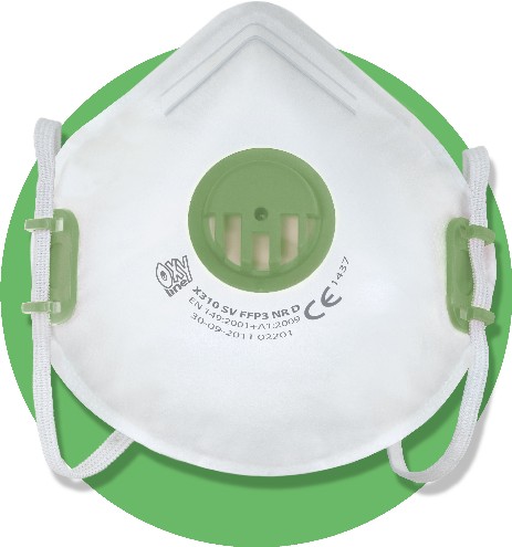 HALF MASK maska proti prachu X 310 FFP3 OXYLINE P3