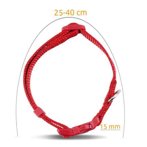 Trixie PREMIUM obojok pre psov 25-40 cm červený
