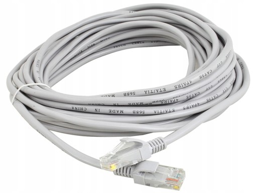 RJ45 INTERNETOVÝ LAN KÁBEL, SKÚTENÝ PÁR, 20M