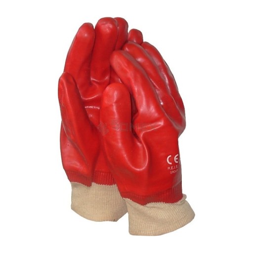 Rukavice z PVC odolné voči olejom, 45 cm, veľkosť 10, 1 pár