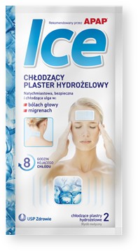 APAP ICE chladivé náplasti na bolesť a migrénu 2 ks.
