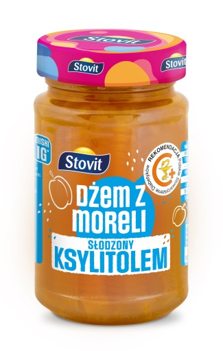 Džem z čiernych ríbezlí s xylitolom 250g Stovit
