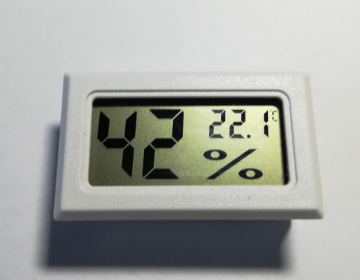 Teplomer vlhkomer Elektronický digitálny LCD