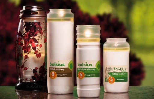 Parafínová vložka do sviečky Bolsius, biela, 7 dní