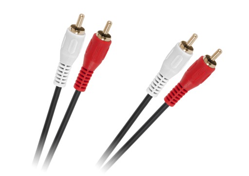RCA kábel (cinch) 2 zástrčky / 2xwt 1,5m HQ (1496a)
