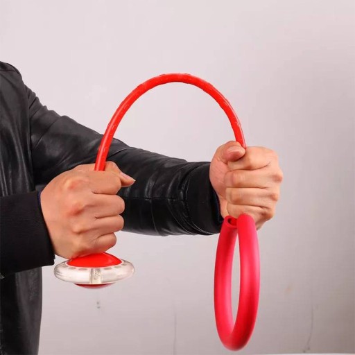 Svietiace švihadlo na nohy s krúžkom HULA HOP hula hoop skipper RÔZNE FARBY