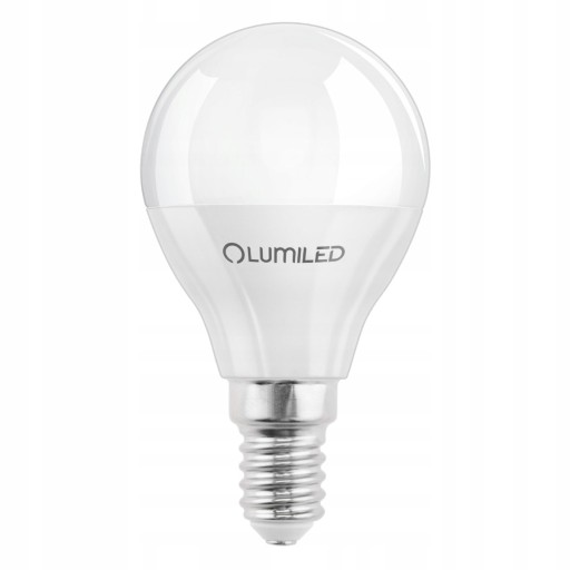 LED žiarovka E14 Ball P40 8W = 60W 806lm 3000K Teplá CCD 180° LUMILED