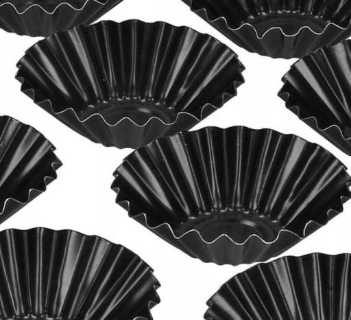 Formy na muffiny MUFFINEK Formičky na muffiny 6,5 cm NEPRIĽNAVÉ Formičky na podnosy
