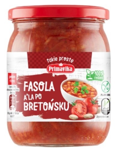 PRIMAVIKA Pečená fazuľa bez lepku (480g)