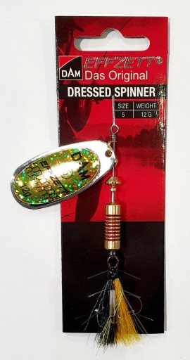 Spinner Spinner Dam Standard DRESSED SPINNER 5/12g REFLEX GOLD