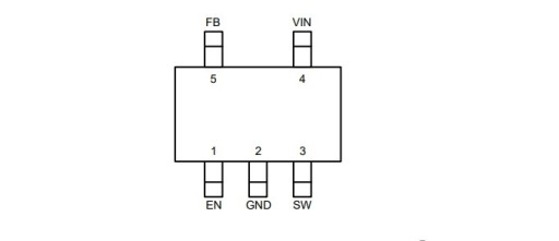 TLV62569 Stabilizátor 0,6V ~` 3,3V 1,2A 16AF