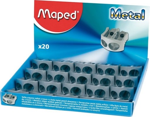 MAPED CLASSIC 2 OSTRÚŠKA NA KOV S DVOJITÝMI OTVORMI