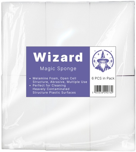 Magická hubka Monster Shine Wizard 6x hubka na čistenie magickej špiny
