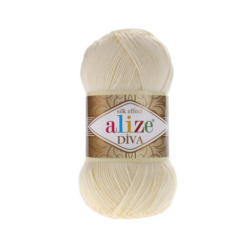 Priadza Diva - 01 Krémová Alize